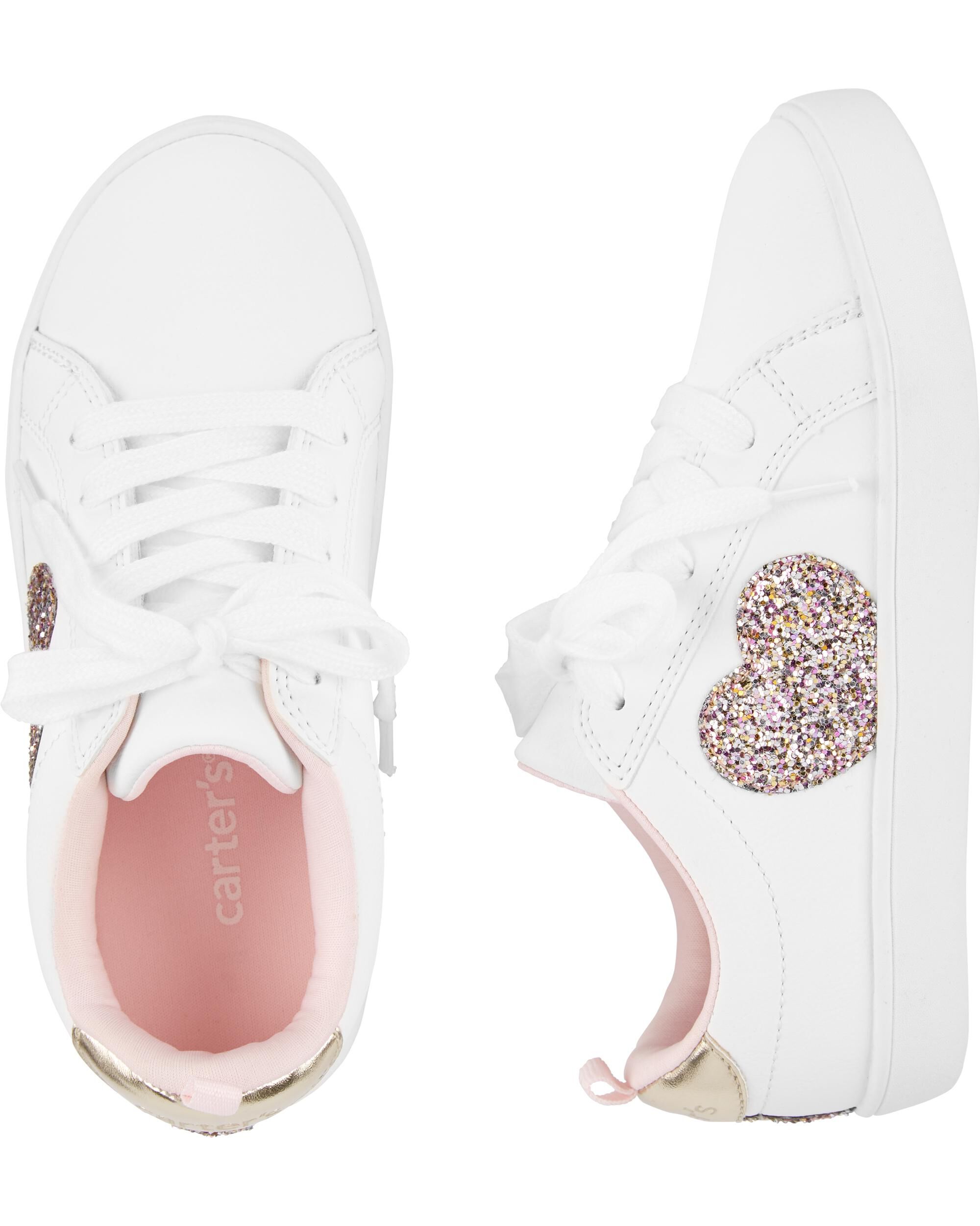 Carters best sale white shoes