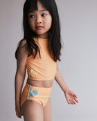 Toddler Girl Floral Tankini Set - Light Orange, image 1 of 6 slides