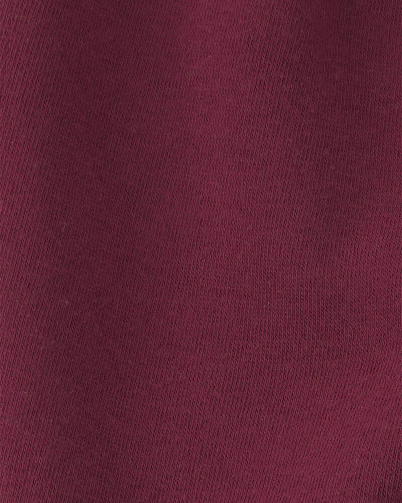 Baby Boy Fleece Pants - Burgundy, image 3 of 4 slides
