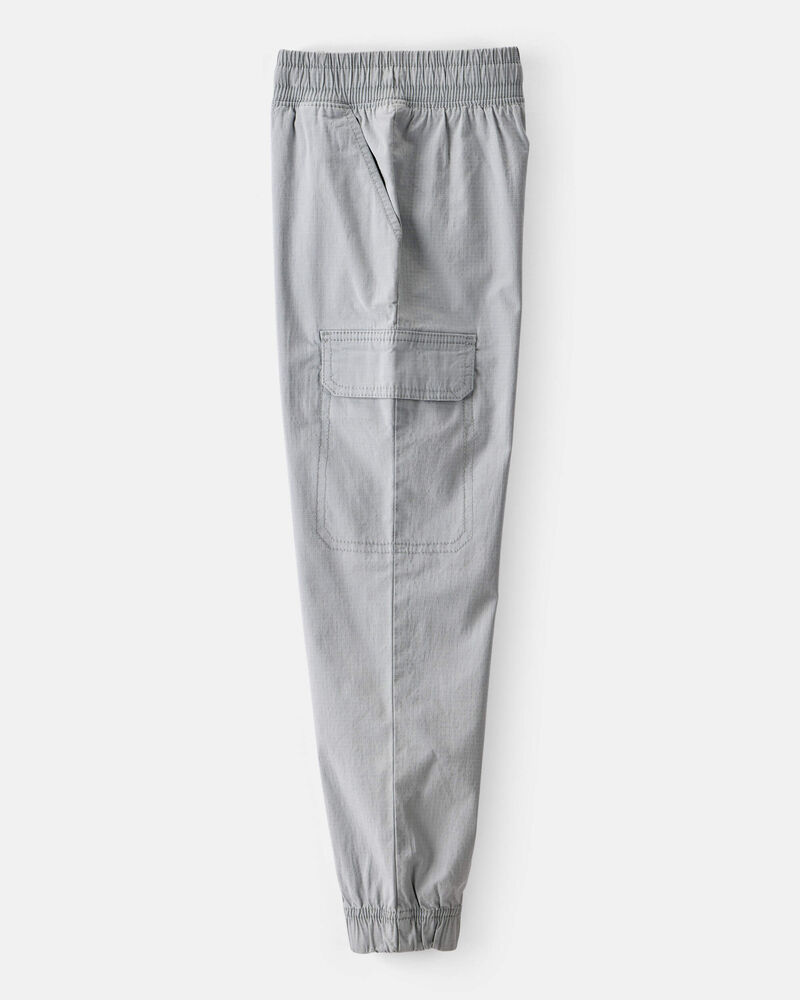 Boys Cotton Fashion Cargo Pants - Grey, image 3 of 5 slides