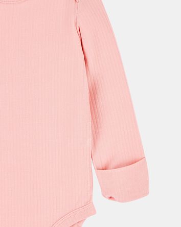 Baby Girl 2-Pack Long-Sleeve PurelySoft Bodysuits, 