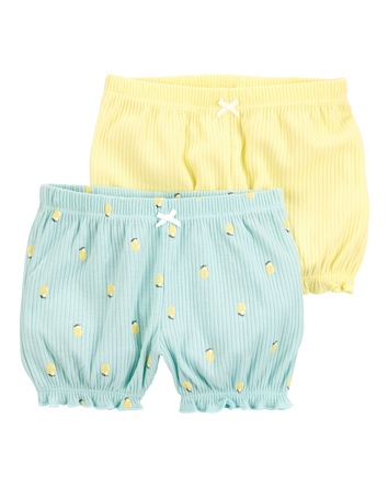 Baby 2-Pack Pull-On Shorts, 