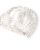 Baby Organic Cotton Sweater Knit Cap, image 2 of 3 slides