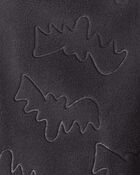 Baby 2-Piece Halloween Ghost Pullover Sweatshirt & Jogger Set - Orange/Black, image 4 of 6 slides