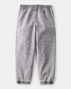 Gar&ccedil;ons - Pantalon de jogging en denim &agrave; jambe fusel&eacute;e - D&eacute;lavage volcan, image 2 sur 4 diapositives