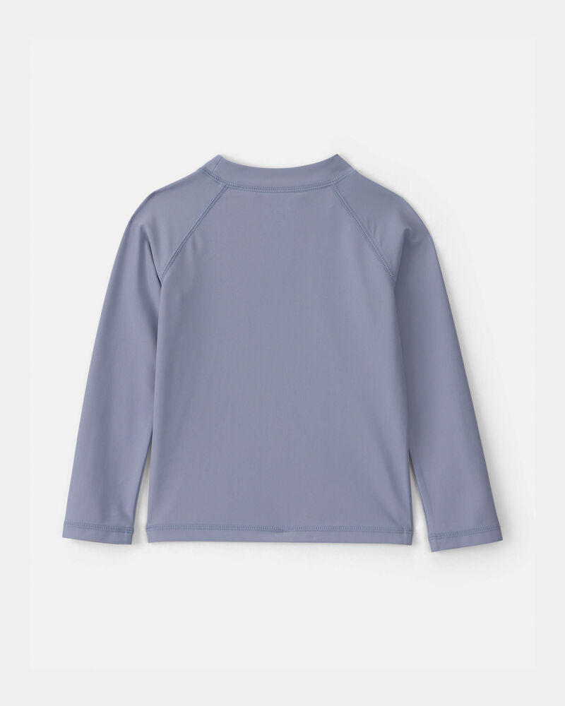 Toddler Boy Long-Sleeve Rashguard - Blue, image 2 of 4 slides