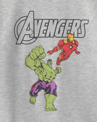 Boys &copy;Marvel Avengers Pullover Sweatshirt - White, image 3 of 3 slides