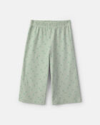 B&eacute;b&eacute; fille - Ensemble 2 pi&egrave;ces haut manches longues en molleton et pantalon &agrave; motif floral &ndash; Vert, image 2 sur 4 diapositives