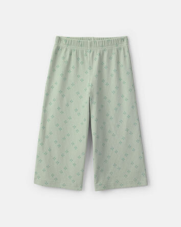 B&eacute;b&eacute; fille - Ensemble 2 pi&egrave;ces haut manches longues en molleton et pantalon &agrave; motif floral &ndash; Vert, 