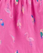 Tropical Flamingo Tank Dress, image 3 of 3 slides