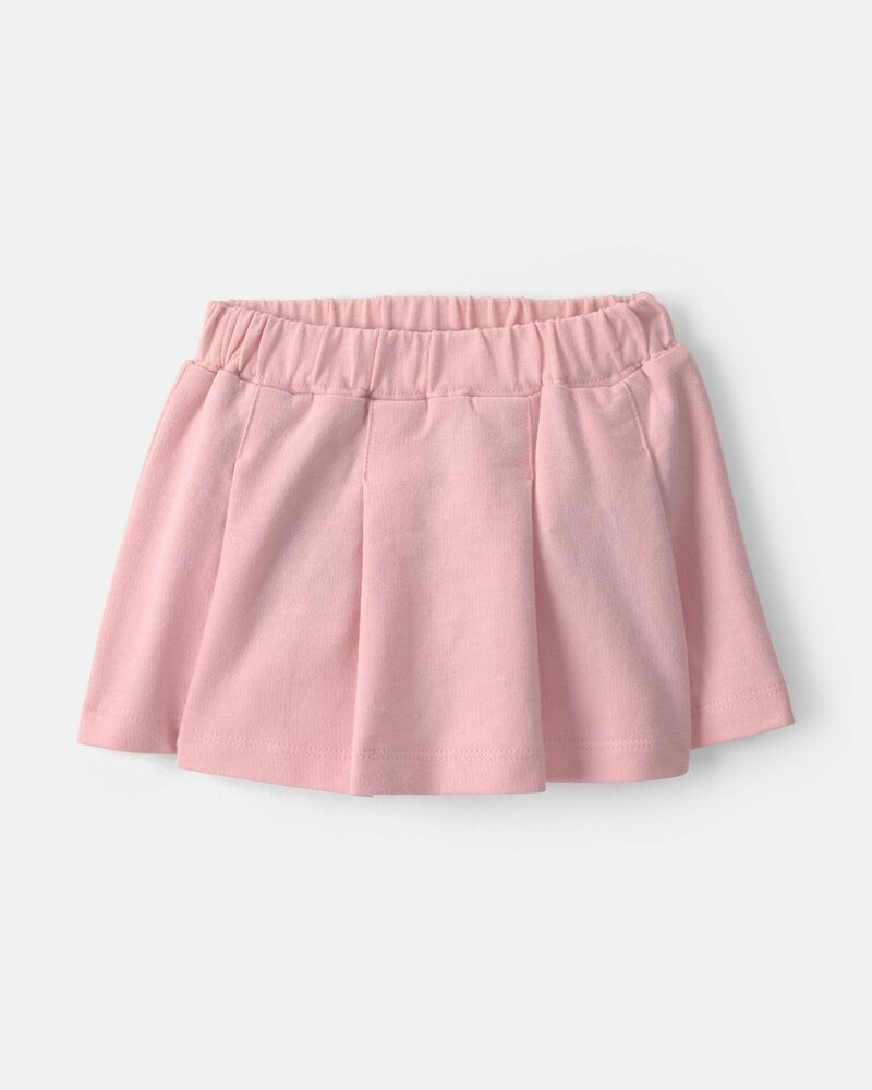 Baby Girl 3-Piece Varsity French Terry Layering Set - Pink, image 4 of 7 slides