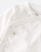Baby 3-Pack Organic Cotton Snap Bodysuits, image 2 of 3 slides