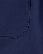 Boys Pull-On Twill Shorts - Navy, image 3 of 4 slides