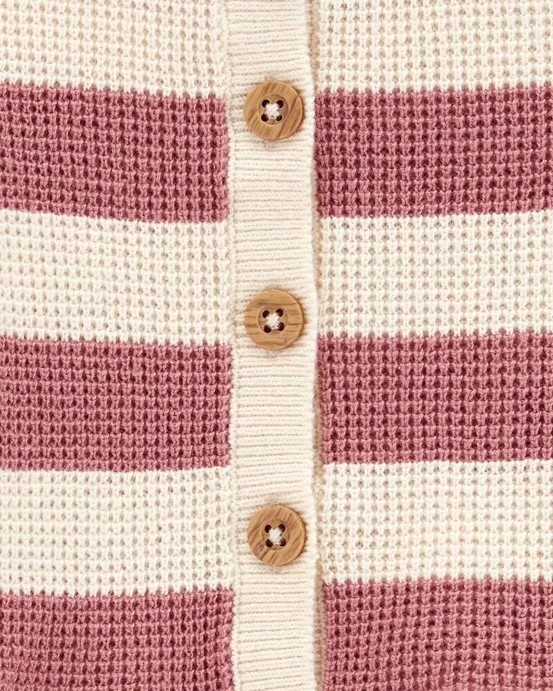 Baby 2-Piece Striped Cardigan & Pant Set, image 2 of 3 slides