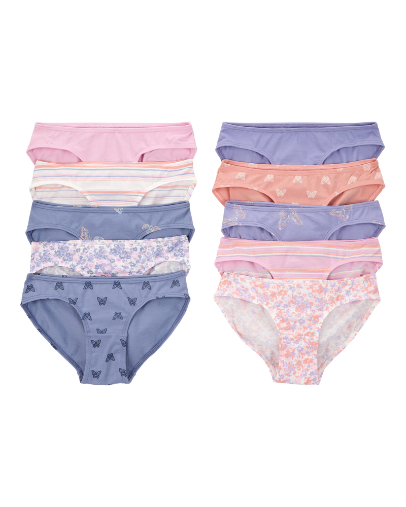 Jeune Emballage de 10 sous-vêtements extensibles en coton , image 1 sur 3 diapositives