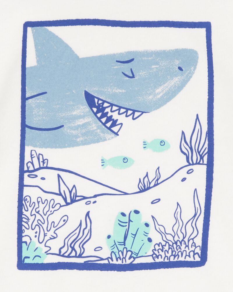 Toddler Shark Graphic Tee, image 2 of 3 slides
