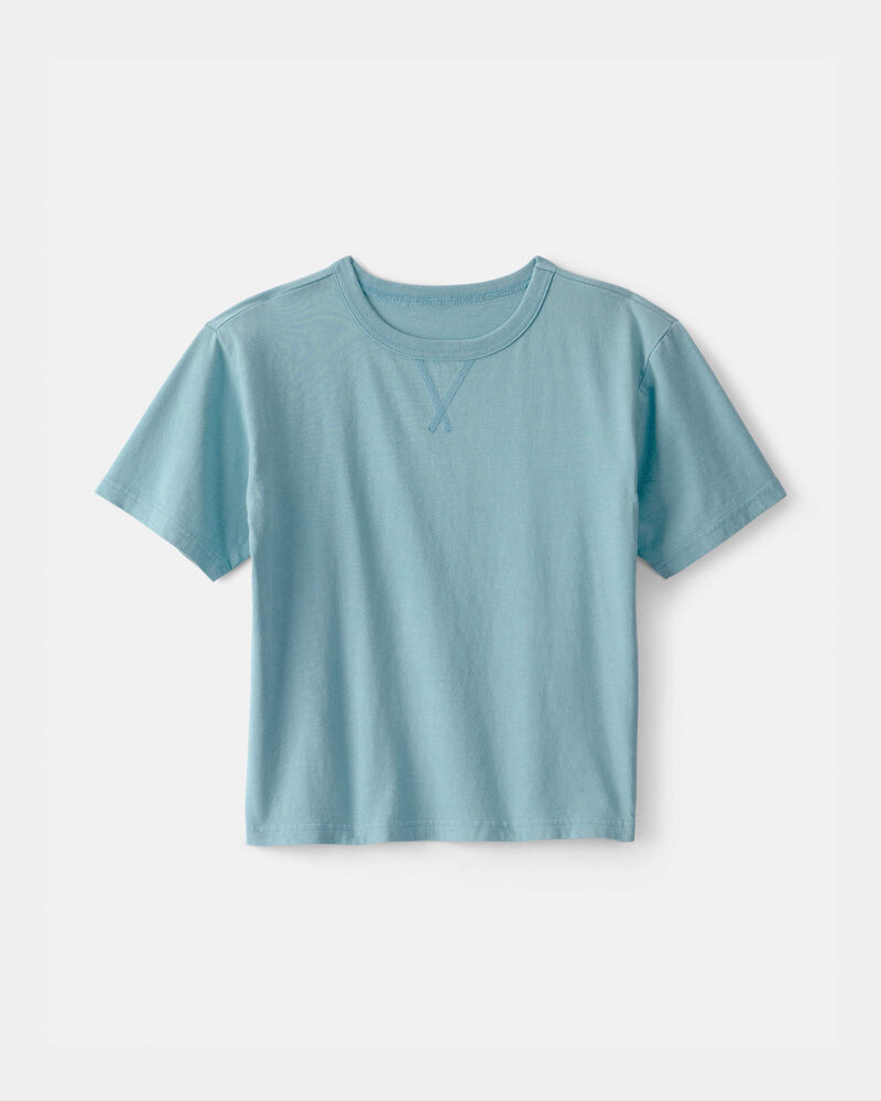 Gar&ccedil;ons - T-shirt &agrave; manches courtes - Bleu, image 1 sur 2 diapositives