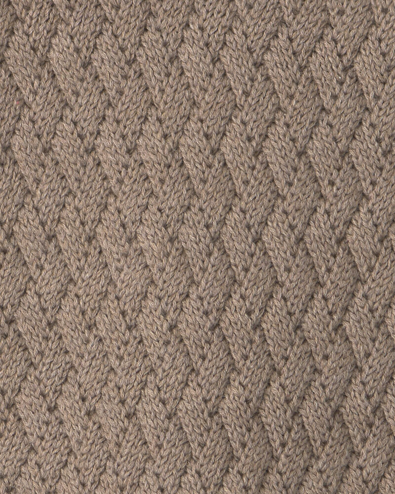 Baby Organic Cotton Sweater Knit Jumpsuit, image 4 of 5 slides