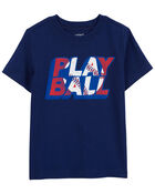 Toddler Play Ball Baseball Graphic Tee, image 1 of 3 slides
