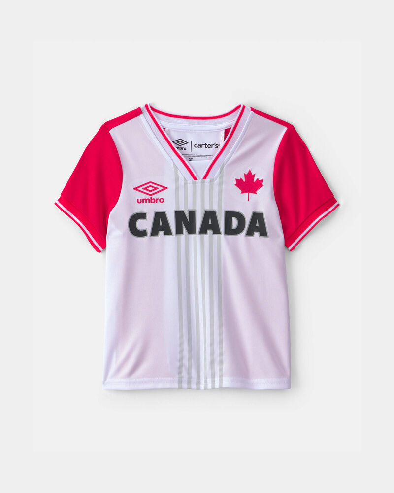 Toddler Girl 2-Piece Umbro Canada Soccer Jersey & Skort Set - Red/White, image 2 of 9 slides