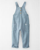 Toddler Organic Cotton Gauze Overalls, image 1 of 6 slides