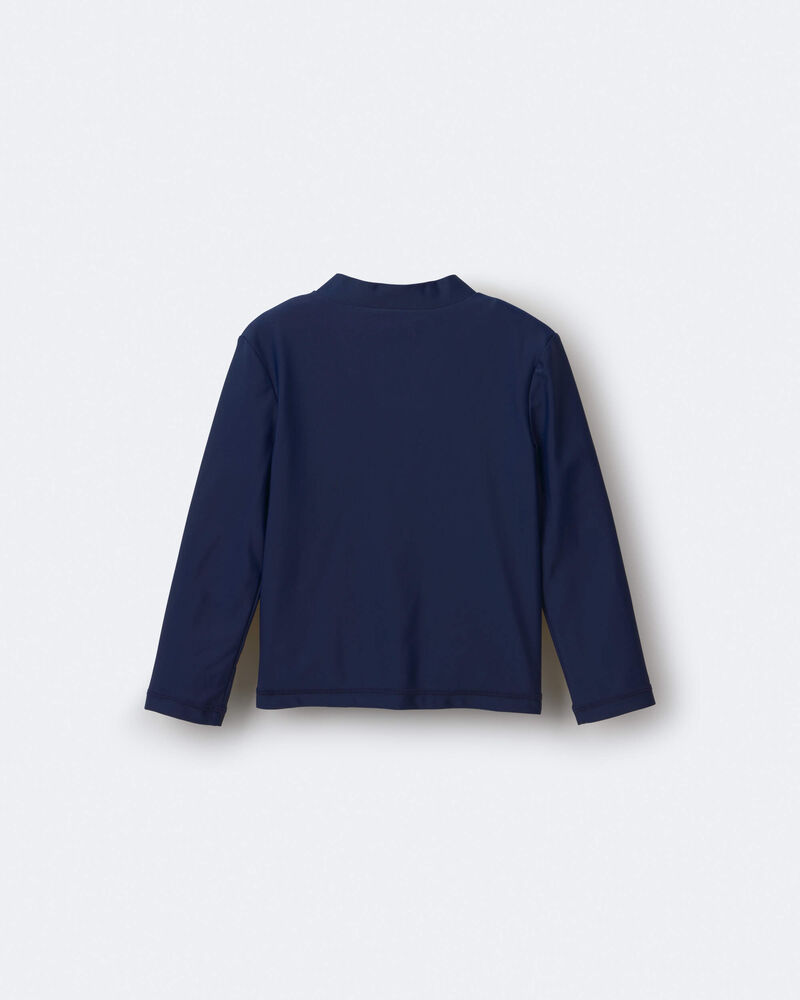 Tout-petit gar&ccedil;on - Maillot dermoprotecteur &agrave; manches longues et demi-fermetures &agrave; glissi&egrave;re &laquo;Splish Splash&raquo; - Bleu marine, image 6 sur 7 diapositives