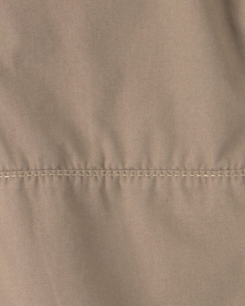 Tout-petit gar&ccedil;on &ndash; Pantalon de jogging en popeline &ndash; Kaki, image 3 sur 4 diapositives