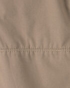 Tout-petit gar&ccedil;on &ndash; Pantalon de jogging en popeline &ndash; Kaki, image 3 sur 4 diapositives