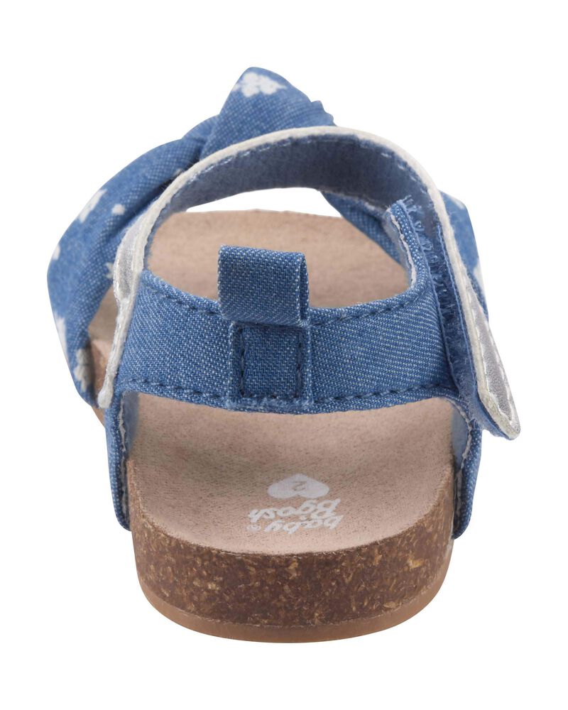 Bébé Sandales en chambray, image 3 sur 7 diapositives