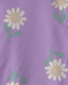 Toddler Girl Heart Short-Sleeve 2-Piece Pyjama Set - Purple, image 2 of 3 slides