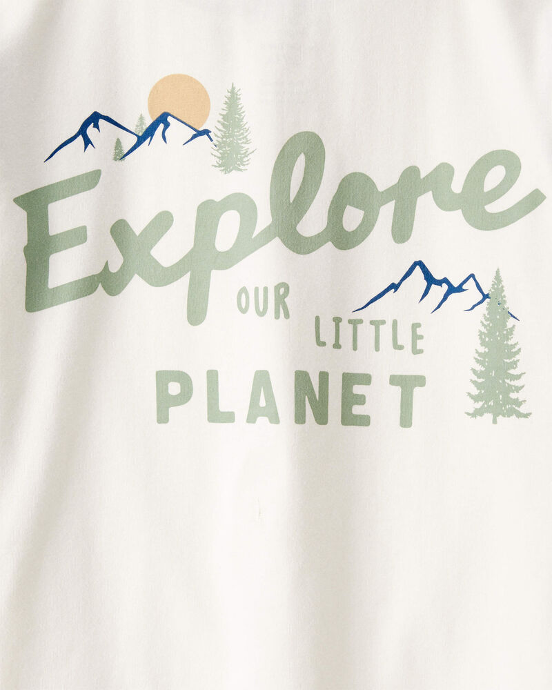 Toddler Organic Cotton Let's Explore Long-Sleeve Tee, image 5 of 7 slides