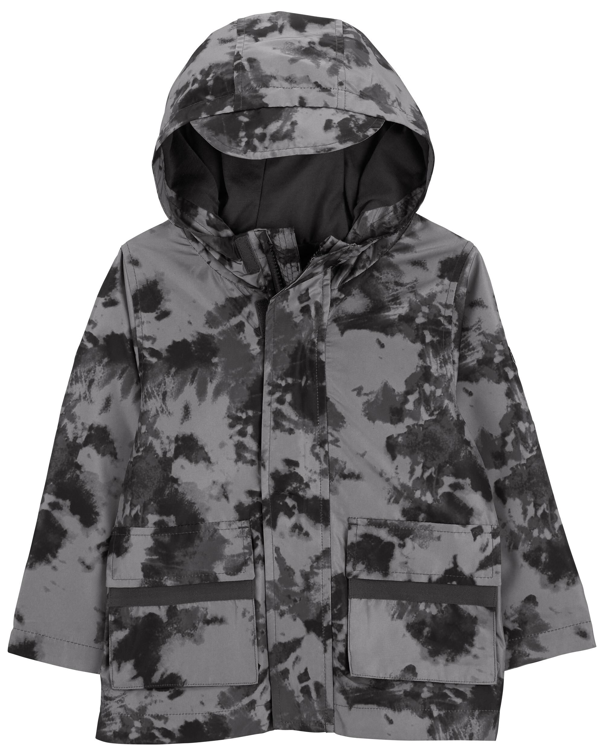 Camo print hotsell rain jacket