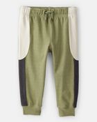 Toddler Boy Colourblock Joggers - Green, image 1 of 4 slides