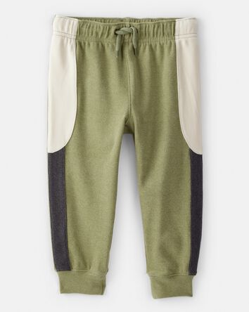 Toddler Boy Colourblock Joggers - Green, 