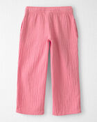 Toddler Girl Organic Cotton Gauze Pants, image 3 of 5 slides