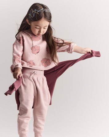 Toddler Girl Squish Long-Sleeve Pullover - Light Pink, 