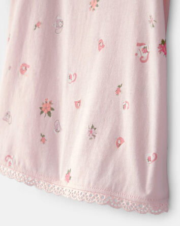 B&eacute;b&eacute; fille - Haut &agrave; motif floral - Rose, 
