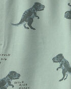 Tout-petit gar&ccedil;on - Pantalon de jogging &agrave; enfiler en jersey bouclette motif dinosaure - Vert, image 3 sur 3 diapositives