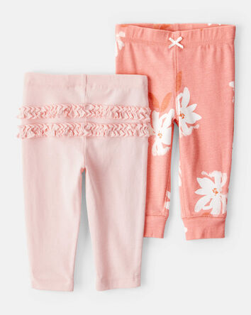 Baby 2-Pack Pull-On Pants, 