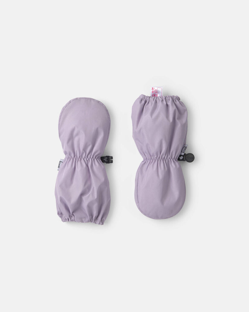 Baby Girl Kombi Mittens - Lilac, image 2 of 2 slides