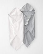 Baby 2-Pack Organic Cotton Towels, image 1 of 5 slides