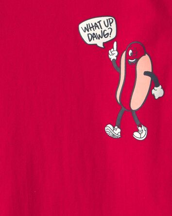 Toddler Boy Hot Dog Graphic Tee - Red, 