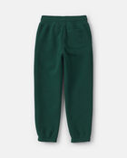 Boys Fleece Joggers -Dark Green, image 2 of 4 slides