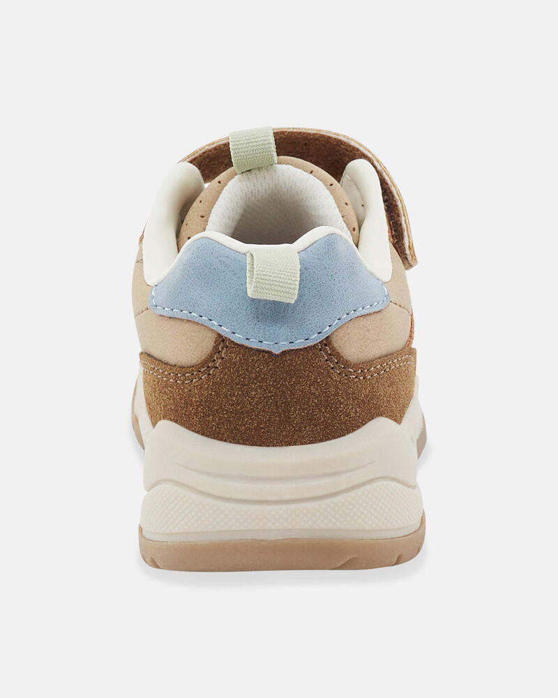 Toddler Boy Athletic Sneakers - Brown, image 3 of 6 slides