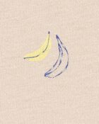 Boys Banana Print Short-Sleeve Tee - Brown, image 2 of 3 slides