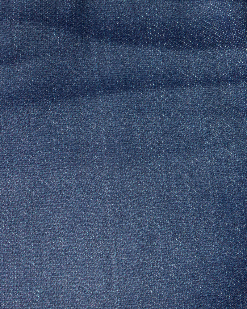 Toddler Girl Denim Skirt - Dark Wash, image 2 of 3 slides