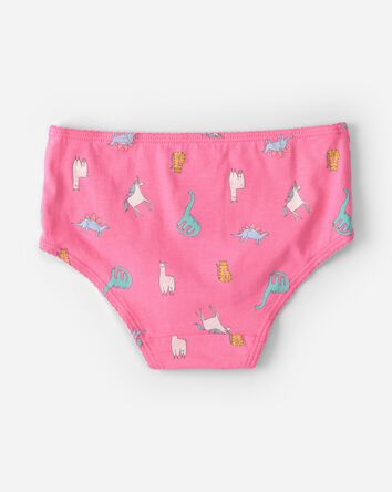 Girls 7-Pack Animal Print Brief Underewear, 