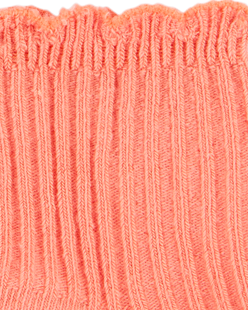 Bébé fille - 6 paires de chaussons fleuris à volants, image 2 sur 8 diapositives