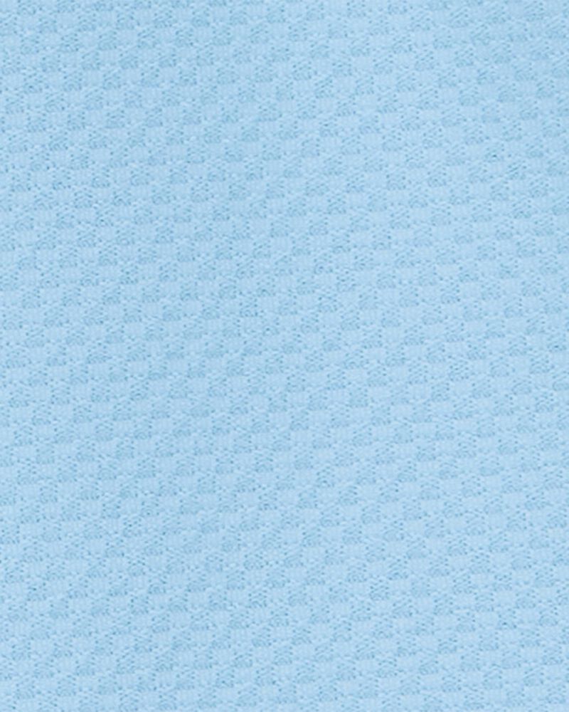 Kid Solid Woven Shorts - Blue, image 3 of 4 slides