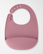 B&eacute;b&eacute; - Emballage de 2 bavoirs en silicone, image 2 sur 4 diapositives